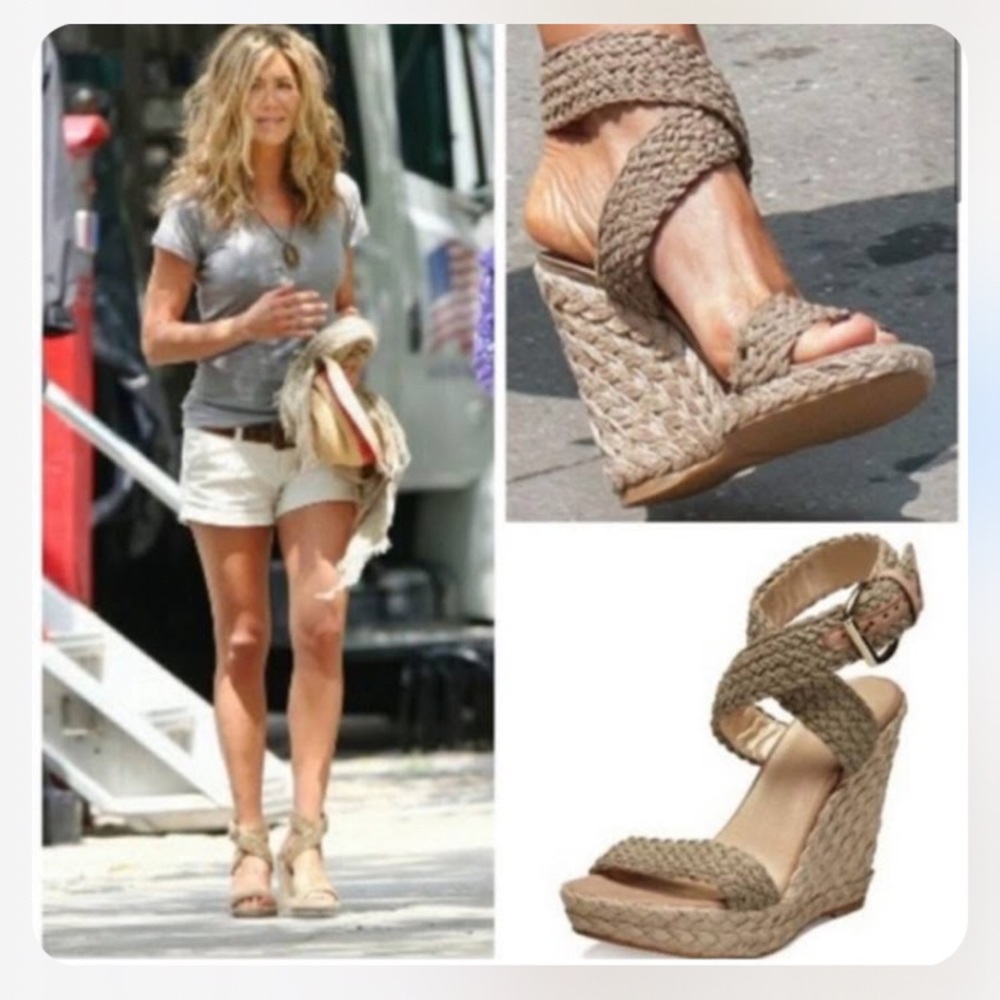 Stuart Weitzman -Alex Crochet Wedge Espadrilles